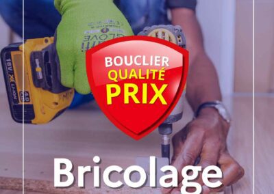 Liste des 36 produits de bricolage du BQP Martinique incluant outillage et peinture à prix bouclés